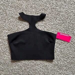 NWT Commando High Neck Crop Top